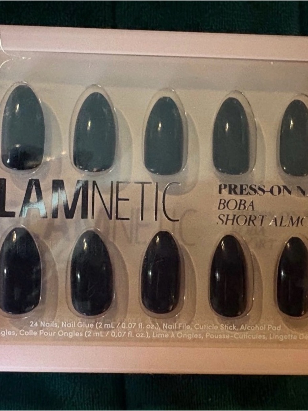 Glamnetic Boba Short Almond Press-On Nails